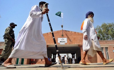 Sikh pilgrims