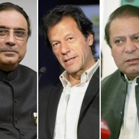 Asif Zardari, Imran Khan, Nawaz Sharif