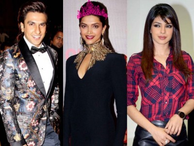 Deepika Pdukun , Priyanka Chopra, Ranbir Singh