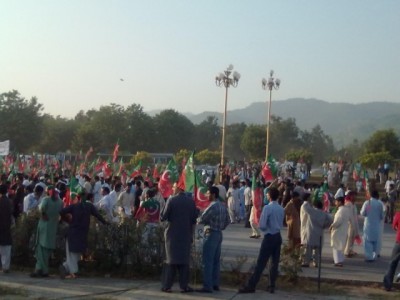 PTI Protester