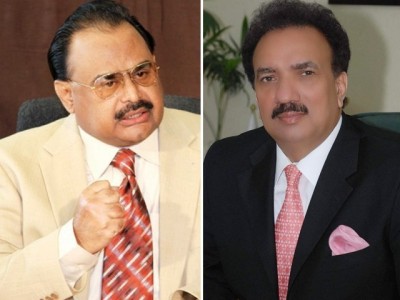 Altaf Hussain, Rehman Malik