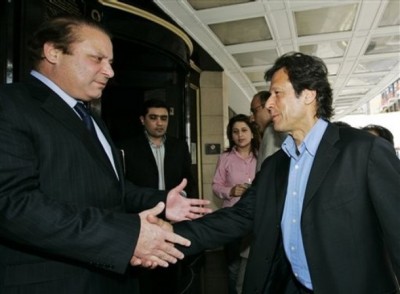 Nawaz Sharif, Imran Khan