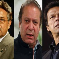 Nawaz Sharif, Imran Khan, Pervez Musharraf