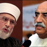 Tahir Qadri, Khurshid Shah