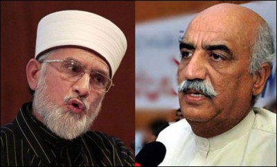 Tahir Qadri, Khurshid Shah