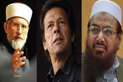 Tahir-ul-Qadri,Imran Khan, Hafiz Saeed