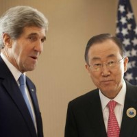 Ban Ki-Moon, John Kerry