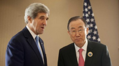 Ban Ki-Moon, John Kerry