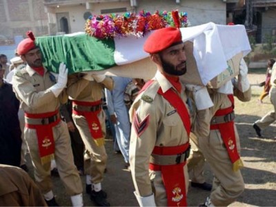 Captain Mujahid Bashir's,Funeral