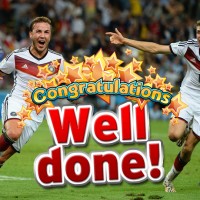 Congratulations Germany