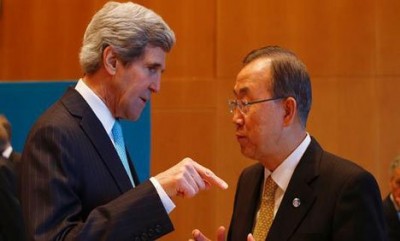 John Kerry Ban Ki Moon