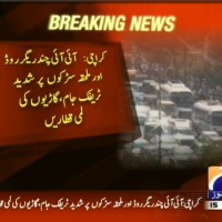 Karachi,Heavy Traffic jams– Breaking News – Geo.tv