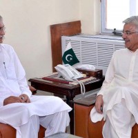 Khawaja Asif,Pervez Khattak