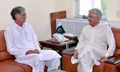 Khawaja Asif,Pervez Khattak