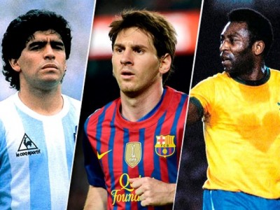 Messi, Maradona, Pele