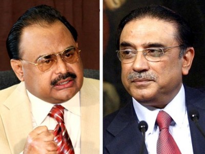 Asif Ali Zardari, Altaf Hussain