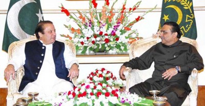 Asif Zardari, Nawaz Sharif, Meeting