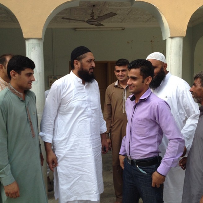 Ghazanfar Jamshed,Abid Raza,Meeting