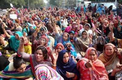 Lady Health Workers Protest