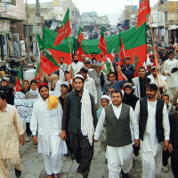 PTI Workers Protest