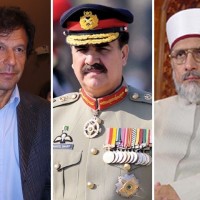 Raheel Sharif, Imran Khan, Tahir ul Qadri