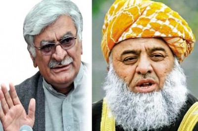 Asfandyar Wali,Maulana Fazlur Rehman