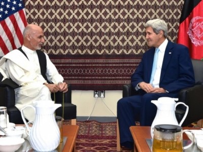 Ashraf Ghani, John Kerry