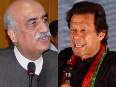 Khursheed Shah,Imran Khan