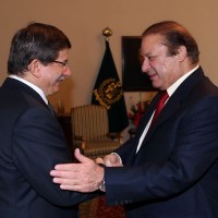 Nawaz Sharif Ahmed Davutoglu