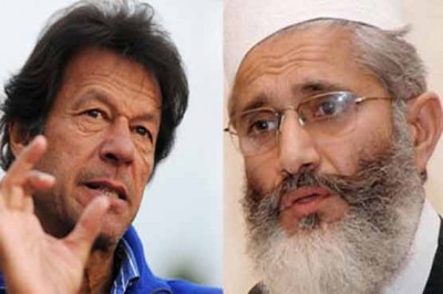  Imran Khan And Sirajul Haq