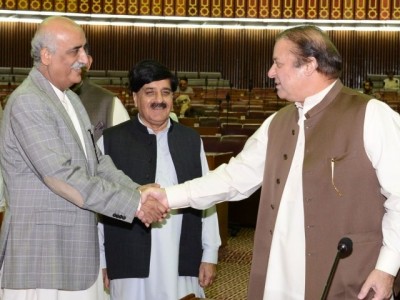 Nawaz Sharif, Khurshid Shah