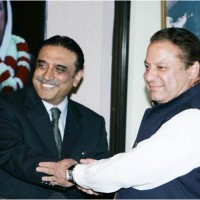 Nawaz Sharif and Asif Zardari