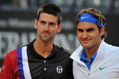 Novak Djokovic And Roger Federer