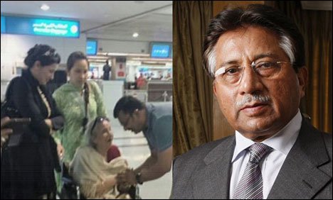 پرویز مشرف کی والدہ دبئی سے کراچی پہنچ گئیں