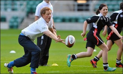 Prince Harry Rugby