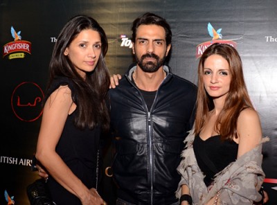 Arjun Rampal And Suzanne Khan