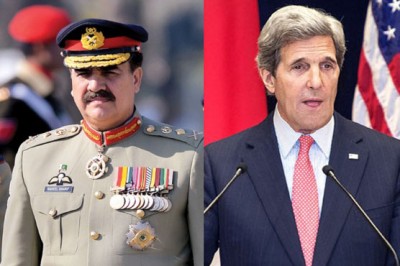 Raheel Sharif, John Kerry