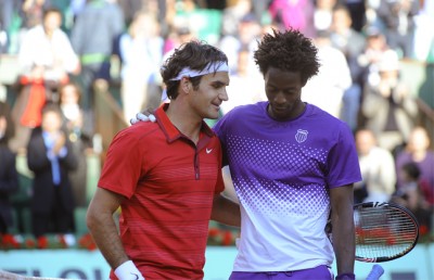 Roger Federer And Gael Monfils