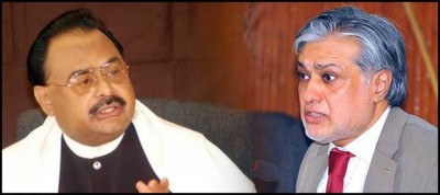 Altaf Hussain, Ishaq Dar