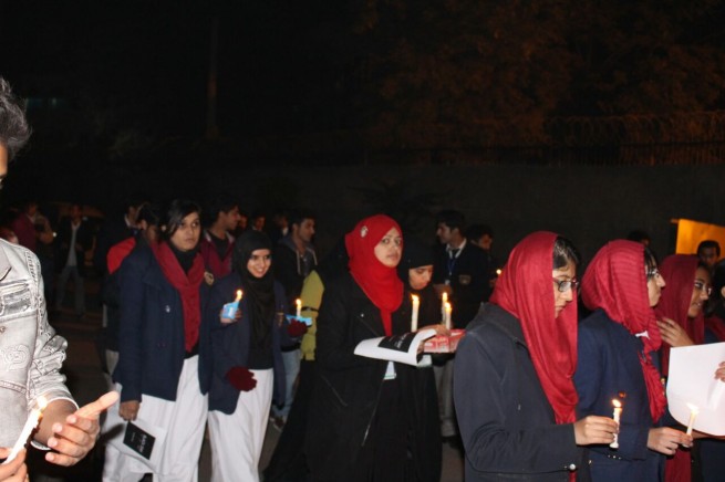 Candle Light Vigil Rawalpindi