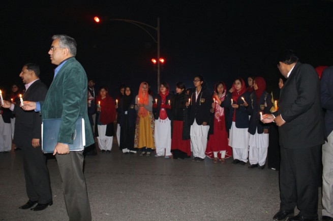 Candle Light Vigil Rawalpindi