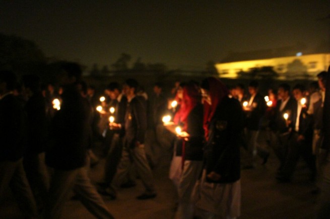 Candle Light Vigil Rawalpindi