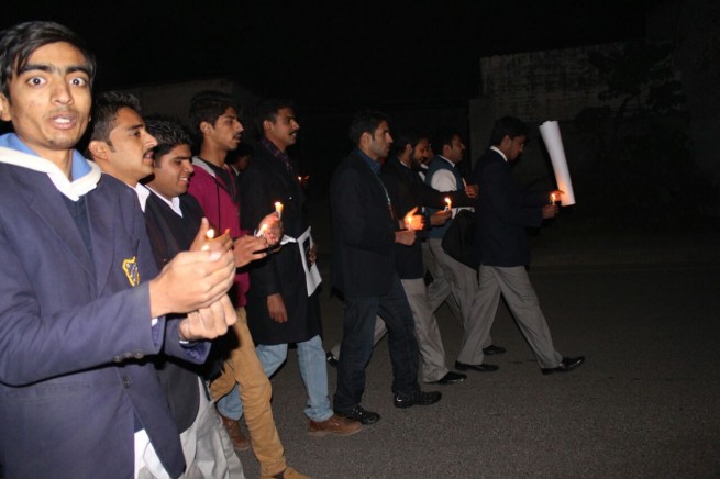 Candle Light Vigil Rawalpindi