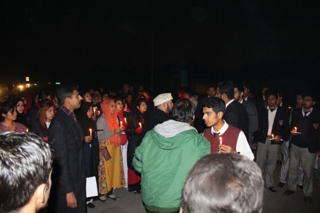 Candle Light Vigil Rawalpindi