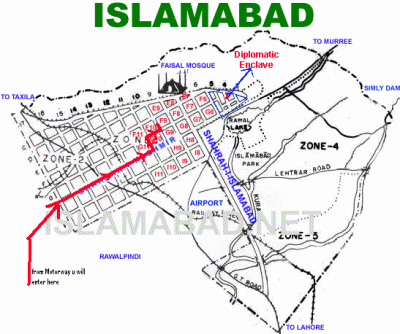 Islamabad Map