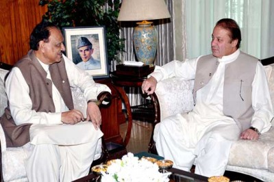 Mamnoon Hussain And Nawaz Sharif