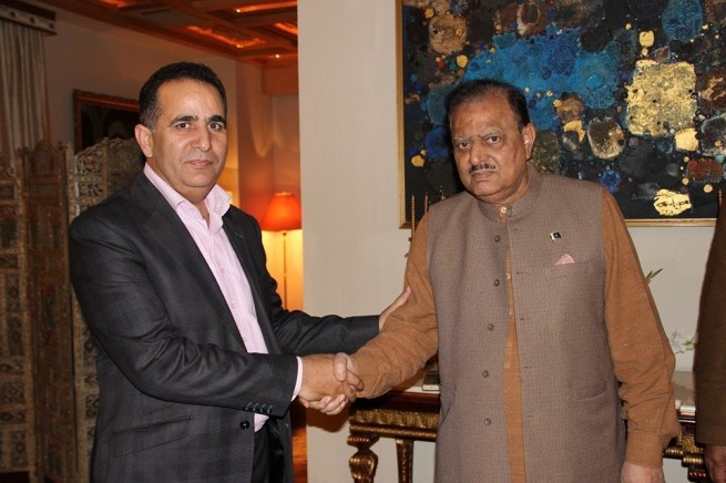 Mamnoon Hussain and Manzoor Janjua