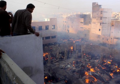 Timber Market Fire