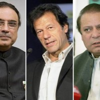 Asif Ali Zardari, Imran Khan, Nawaz Sharif