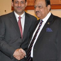 Basharat Hussain and Mamnoon Hussain